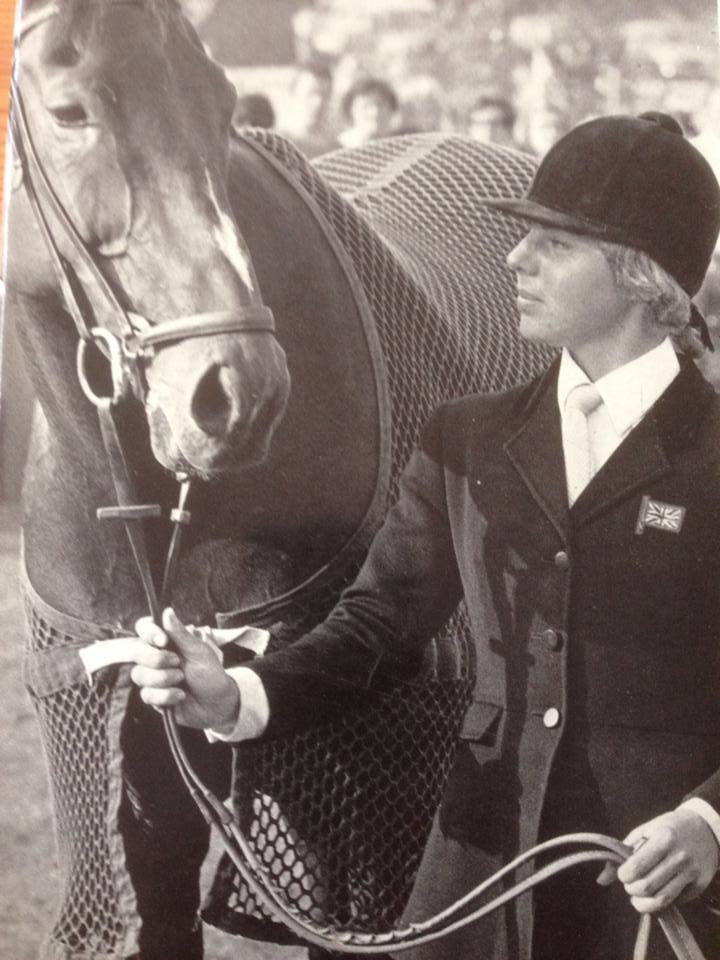 Ann Moore won an individual jumping silver medal at the 1972 Munich Olympics on her horse Psalm